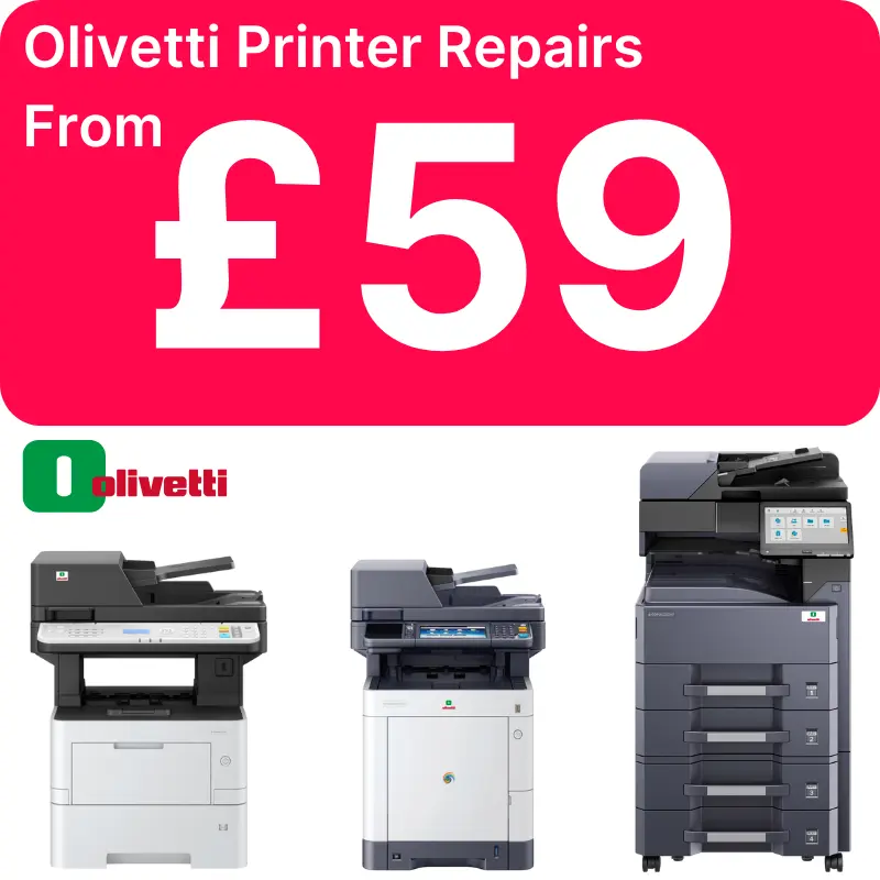 Olivetti printer repairs from £59 - Repair Olivetti printer